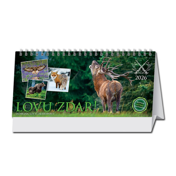 Happy Hunting! Desk Calendar 2026