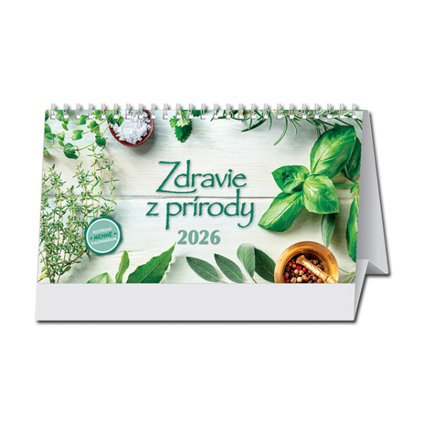 Desk calendar Health from Nature 2026