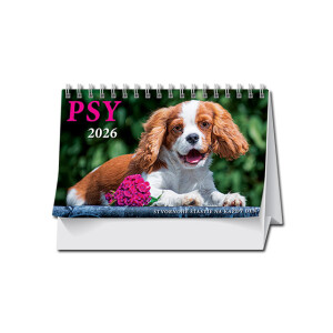 Desk calendar Dogs 2026 - Reklamnepredmety