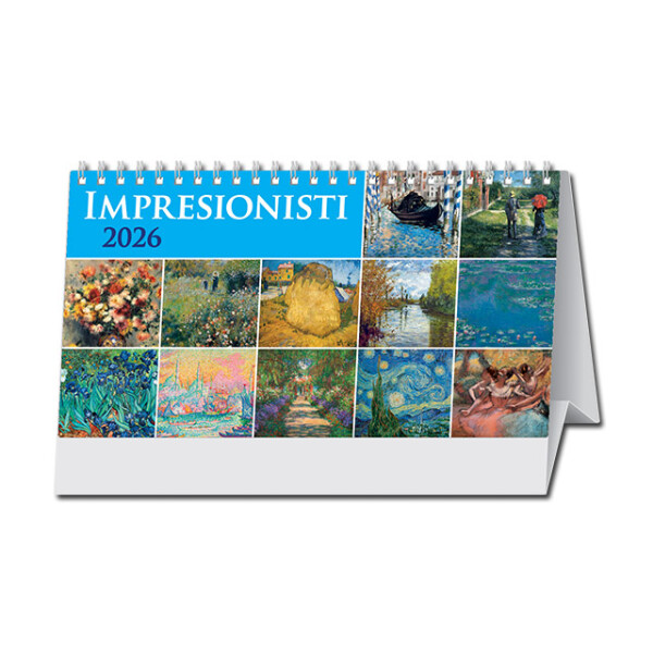 Desk calendar Impressionists 2026