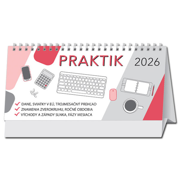 Desk calendar Praktik desk column 2026