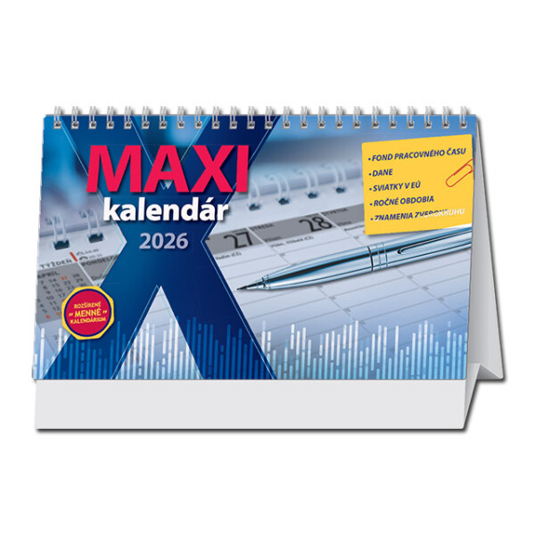 Desk calendar Maxi calendar 2026