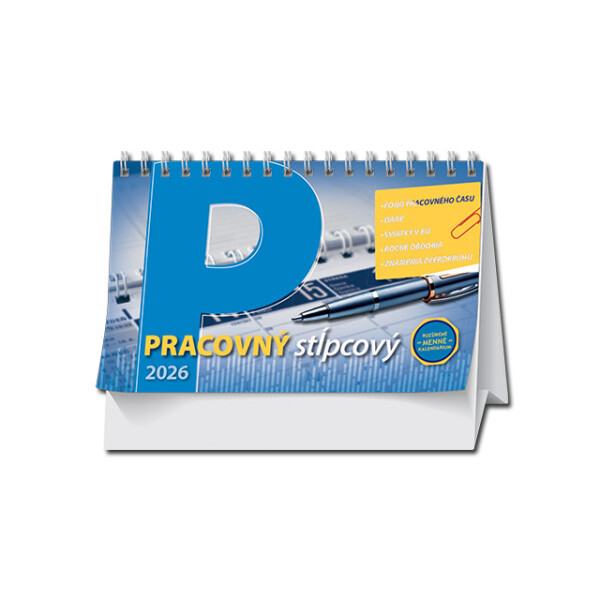 Desk calendar Work calendar column 2026