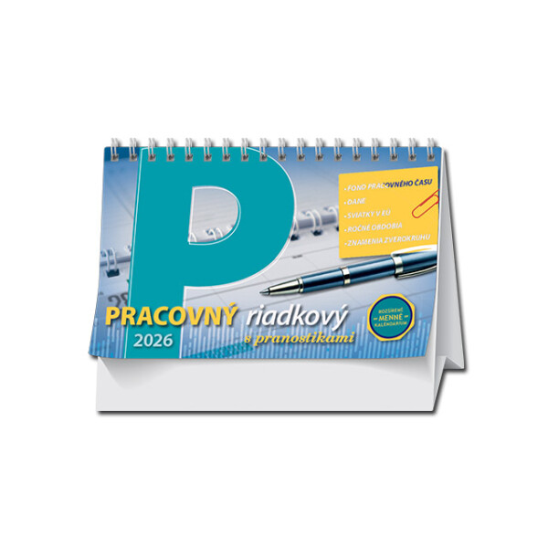 Desk calendar Work calendar line 2026