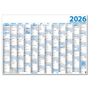 2026 single-page calendar - Reklamnepredmety