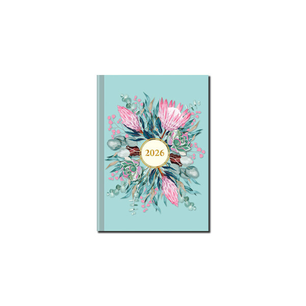 Practical daily diary FLOWERS 2026