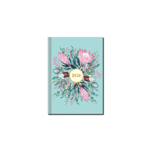 Practical daily diary FLOWERS 2026 - Reklamnepredmety