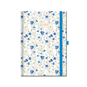 Daily diary A5 ART FLOWERS 2026 - Reklamnepredmety