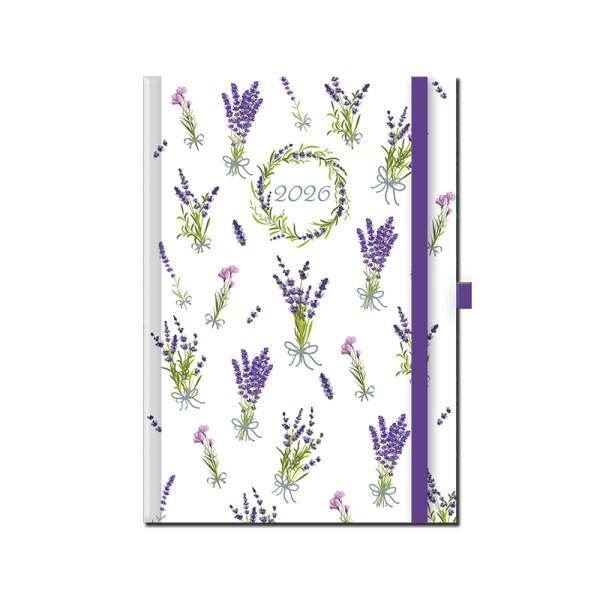 Weekly diary A5 ART FLOWERS 2026