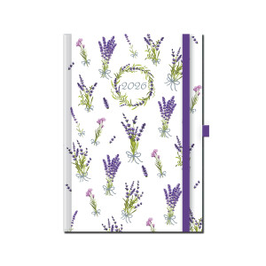 Weekly diary A5 ART FLOWERS 2026 - Reklamnepredmety