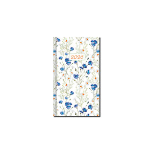 Mini diary A6 ART FLOWERS 2026 - Reklamnepredmety