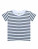 LW027 Short Sleeved Stripe T Shirt - LW027_White_Oxford-Navy - variant Ls 1000211475