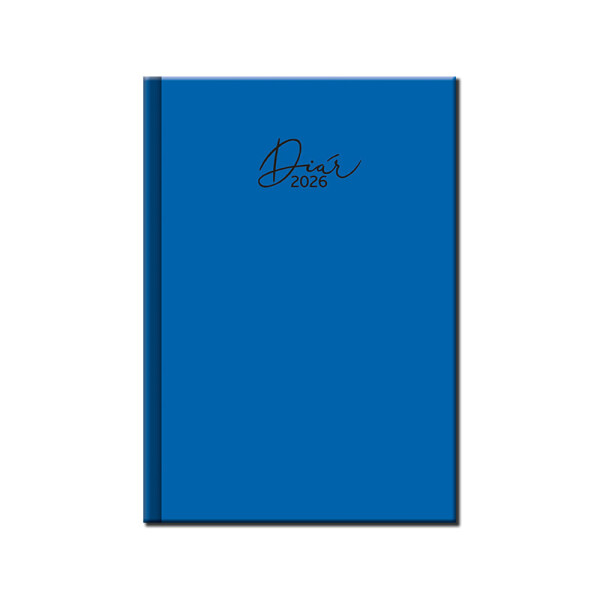 Daily diary A5 COLORS blue 2026