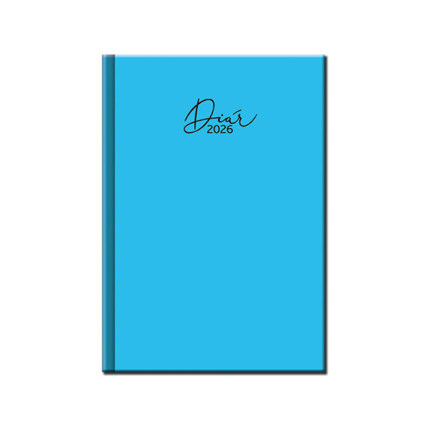 Daily diary A5 COLORS light blue 2026