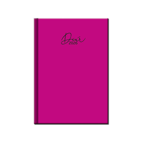 Daily diary A5 COLORS cyclamen 2026