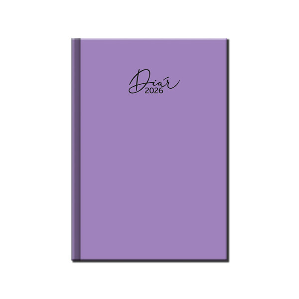 Daily diary A5 COLORS purple 2026