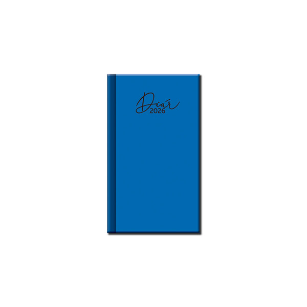 Mini diary A6 COLORS blue 2026