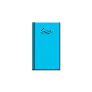Mini diary A6 COLORS light blue 2026 - Reklamnepredmety