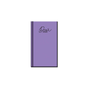 Mini diary A6 COLORS purple 2026 - Reklamnepredmety