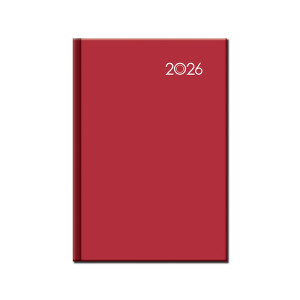 Weekly diary A5 FALCON red 2026 - Reklamnepredmety