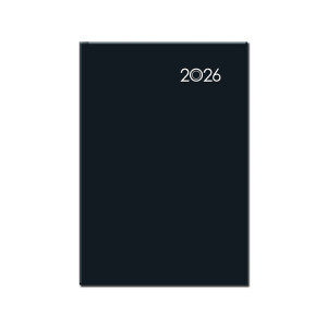 Weekly diary A5 FALCON black 2026 - Reklamnepredmety