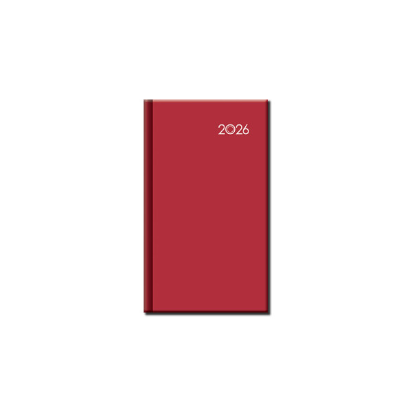 Mini diary A6 FALCON red 2026