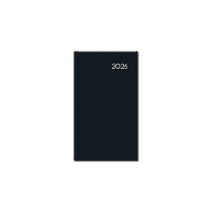 Mini diary A6 FALCON black 2026 - Reklamnepredmety