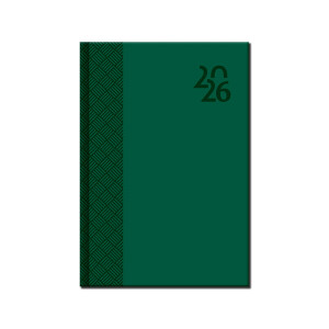Daily diary A5 VENETIA green 2026 - Reklamnepredmety