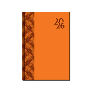 Daily diary A5 VENETIA orange 2026 - Reklamnepredmety