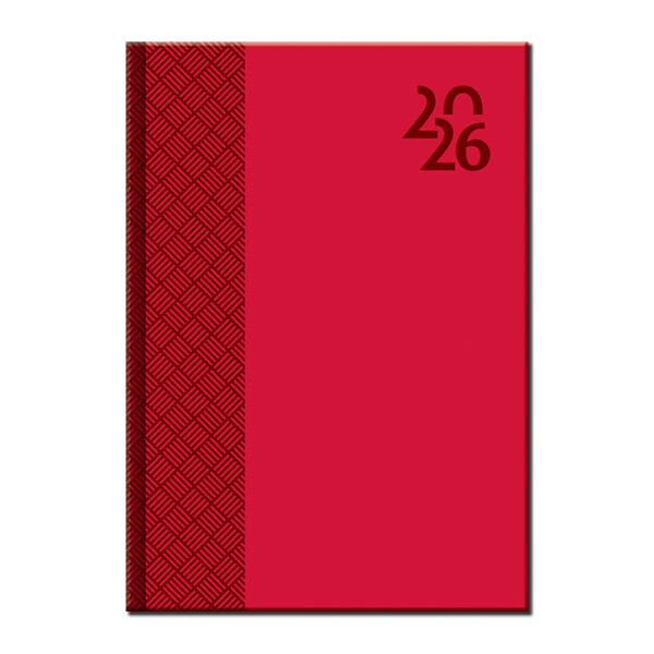 Manager diary B5 VENETIA red 2026