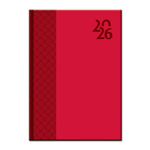 Manager diary B5 VENETIA red 2026 - Reklamnepredmety