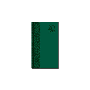 Mini diary A6 VENETIA green 2026 - Reklamnepredmety