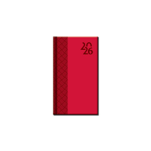 Mini diary A6 VENETIA red 2026 - Reklamnepredmety