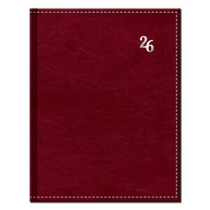 Manager diary A4 NEAPOL burgundy 2026 - Reklamnepredmety