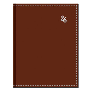 Manager diary A4 NEAPOL brown 2026 - Reklamnepredmety