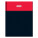 Manager diary A4 MILANO red-black 2026 - D89-26 - variant Sp D89-26