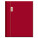 Manager diary A4 TOSCANA red 2026 - D93-26 - variant Sp D93-26