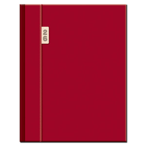 Manager diary A4 TOSCANA red 2026 - Reklamnepredmety