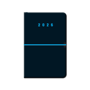 Weekly diary A5 CAPRI black 2026 - Reklamnepredmety