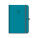 Daily diary A5 FLORENCIA turquoise with elastic band 2026 - D104-26 - variant Sp D104-26