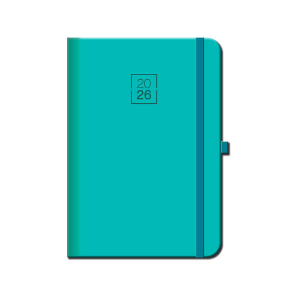 Weekly diary A5 FLORENCIA menthol with eraser 2026