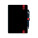 Daily diary A5 ELASTIC red 2026 - D122-26 - variant Sp D122-26