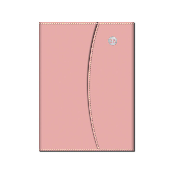 Weekly diary A5 MAGNETIC pink 2026