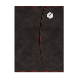 MAGNETIC NOTEBOOK BLACK - Reklamnepredmety