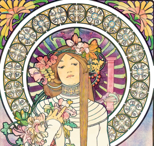 Alfons Mucha Kalender - Krawatte