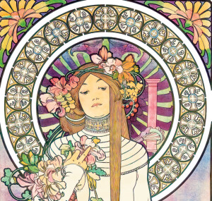 Alfons Mucha Kalender - Krawatte - Reklamnepredmety