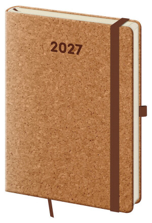 Weekly diary A5 Cork with loop - Reklamnepredmety