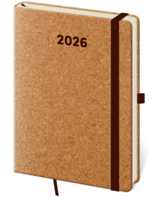 Weekly diary A5 Cork with loop - Reklamnepredmety