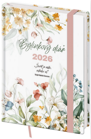 Weekly diary B6 Herbal Meadow with elastic band - Reklamnepredmety