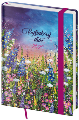 Weekly diary B6 Herbal Meadow with elastic band - Reklamnepredmety